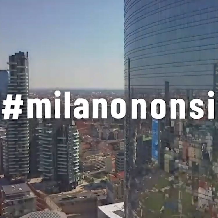 Itália: COVID-19 ganhou força após campanha #milanononsiferma