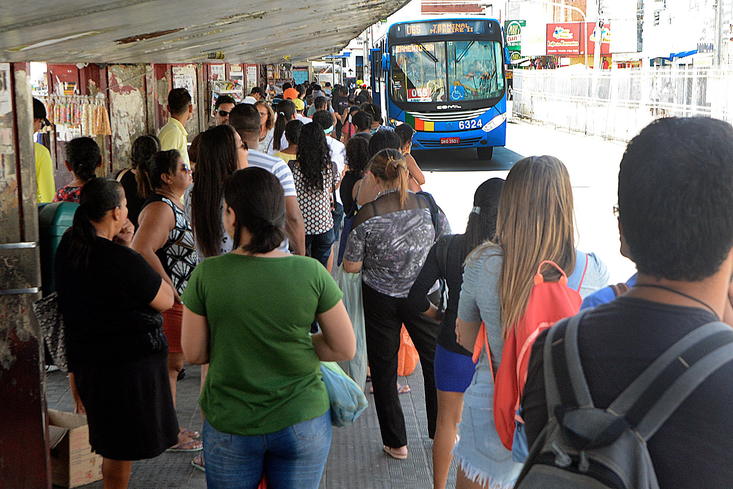 Terminal do Centro é um dos que integram o sistema da SMTT - Foto André Moreira