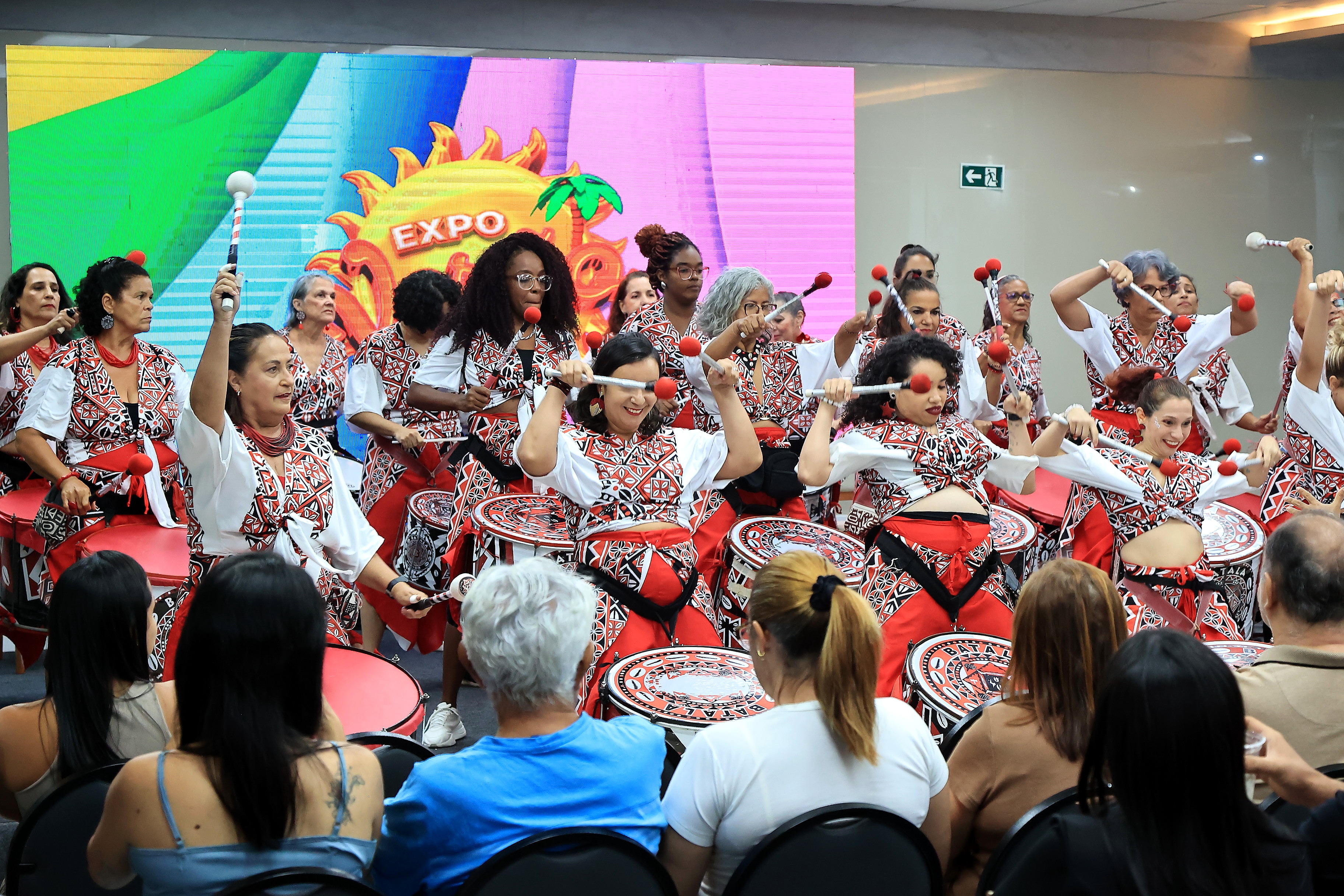 Grupo Batalá Sergipe foi uma das atrações da noite